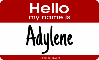 Hello my name is Adylene png download
