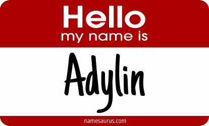 Hello my name is Adylin png download