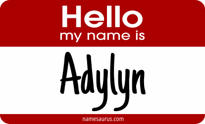 Hello my name is Adylyn png download