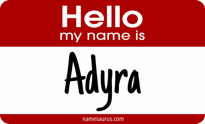 Hello my name is Adyra png download
