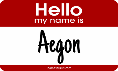 Hello my name is Aegon png download