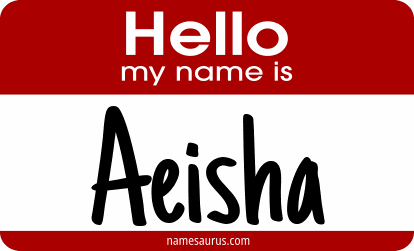Hello my name is Aeisha png download
