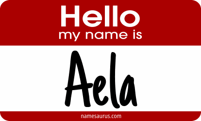 Hello my name is Aela png download