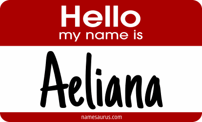 Hello my name is Aeliana png download