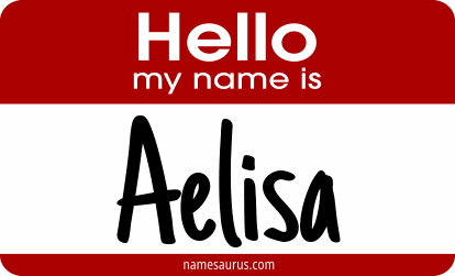 Hello my name is Aelisa png download