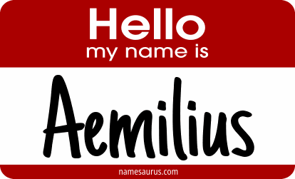 Hello my name is Aemilius png download