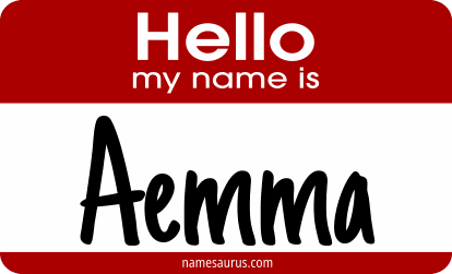 Hello my name is Aemma png download