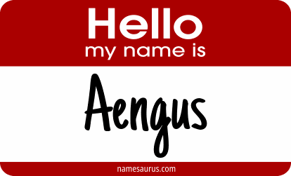 Hello my name is Aengus png download