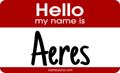 Hello my name is Aeres png download