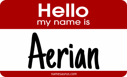 Hello my name is Aerian png download