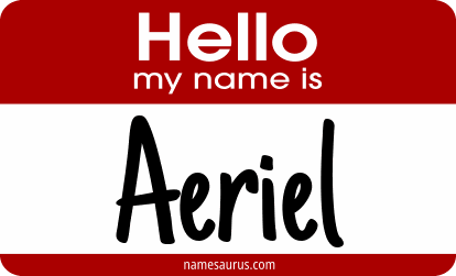 Hello my name is Aeriel png download