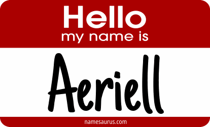 Hello my name is Aeriell png download