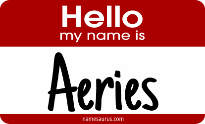 Hello my name is Aeries png download