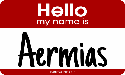Hello my name is Aermias png download