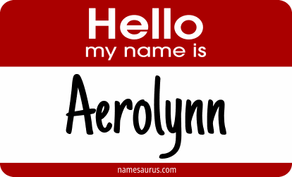 Hello my name is Aerolynn png download