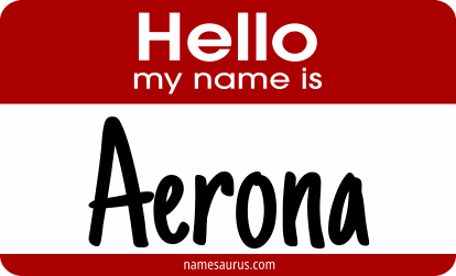 Hello my name is Aerona png download