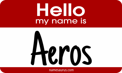 Hello my name is Aeros png download