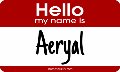 Hello my name is Aeryal png download