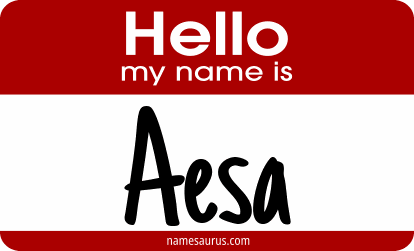 Hello my name is Aesa png download