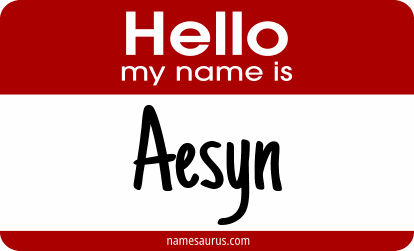 Hello my name is Aesyn png download