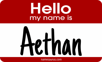 Hello my name is Aethan png download