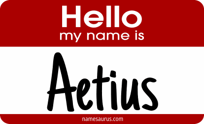 Hello my name is Aetius png download