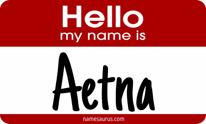 Hello my name is Aetna png download