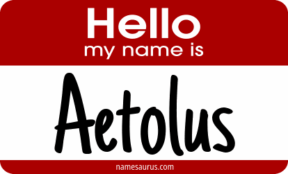Hello my name is Aetolus png download
