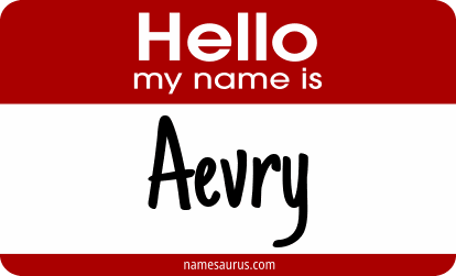 Hello my name is Aevry png download