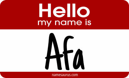 Hello my name is Afa png download