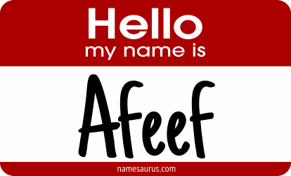 Hello my name is Afeef png download