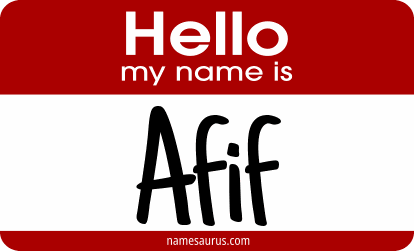 Hello my name is Afif png download