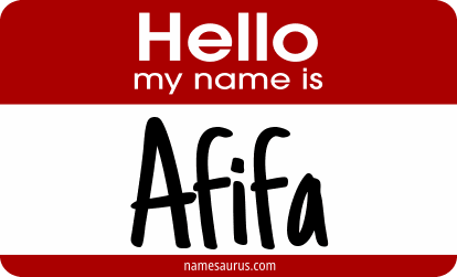 Hello my name is Afifa png download