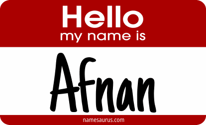Hello my name is Afnan png download