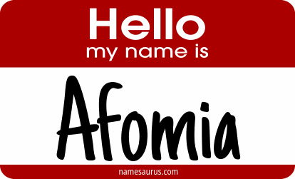 Hello my name is Afomia png download
