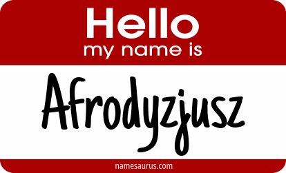 Hello my name is Afrodyzjusz png download