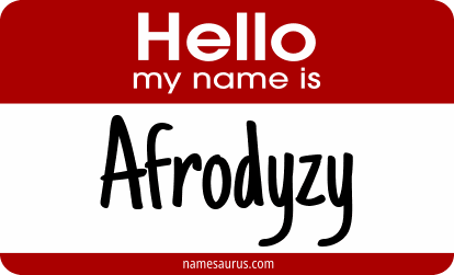 Hello my name is Afrodyzy png download