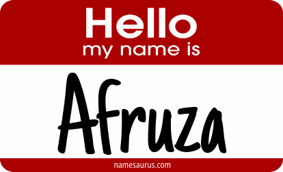 Hello my name is Afruza png download