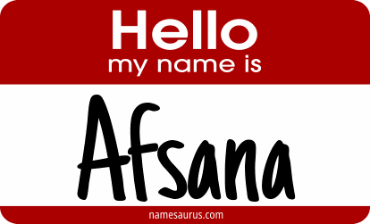 Hello my name is Afsana png download
