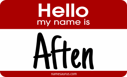 Hello my name is Aften png download