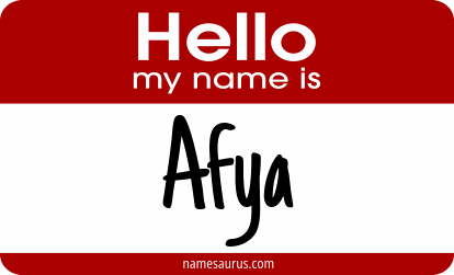 Hello my name is Afya png download