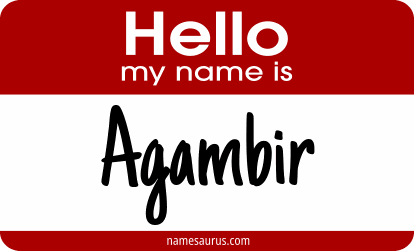 Hello my name is Agambir png download