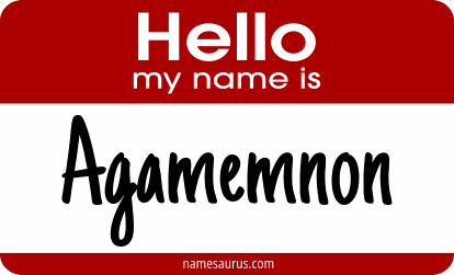 Hello my name is Agamemnon png download