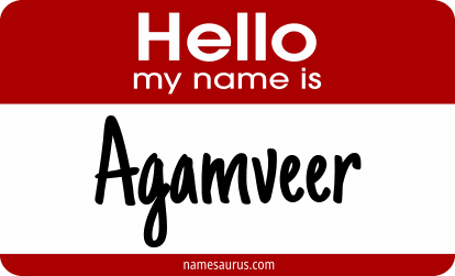 Hello my name is Agamveer png download