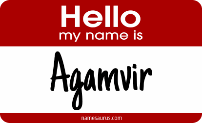 Hello my name is Agamvir png download
