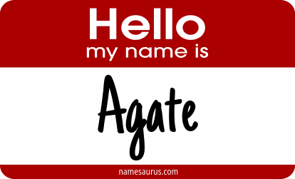Hello my name is Agate png download