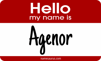 Hello my name is Agenor png download