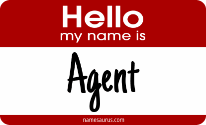 Hello my name is Agent png download