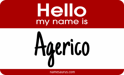 Hello my name is Agerico png download
