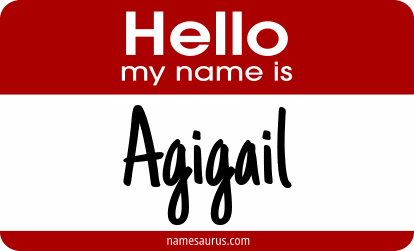 Hello my name is Agigail png download